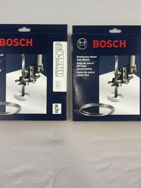 2 NEW IN BOX - Bosch Band Saw Blade 80" inch, 1/4" wide, 6 TPI, 0.020 thick